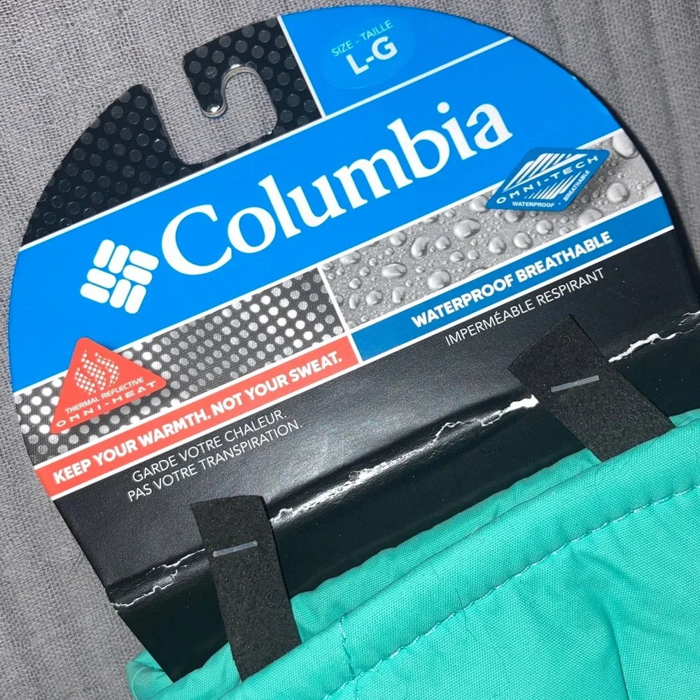 Columbia large youth Kids snow Mitt mittens Omni tech waterproof breezy heights